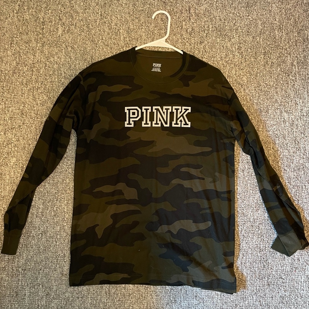 Pink Camo Long Sleeve Shirt